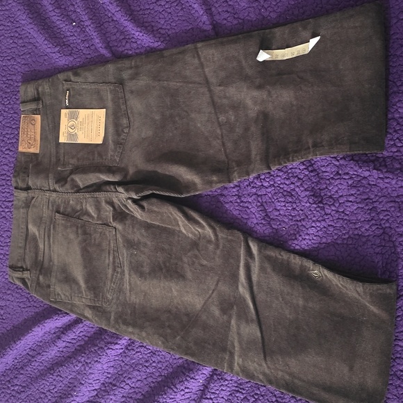 Volcom Dark Brown Corduroy Pants - Picture 4 of 5